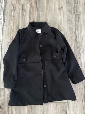The Children's Place Black Girls' Pea Coat